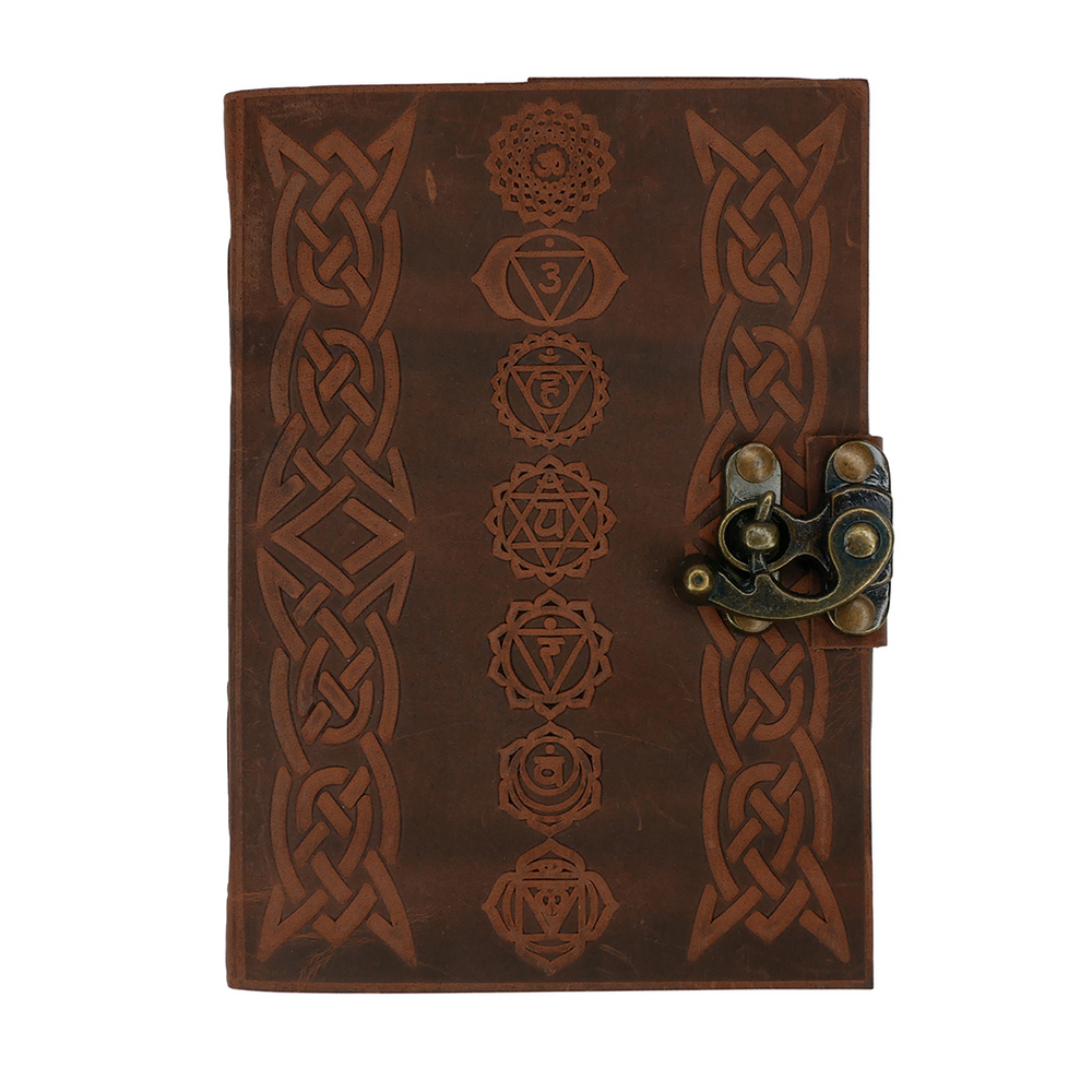 Seven Chakras Leather Journal