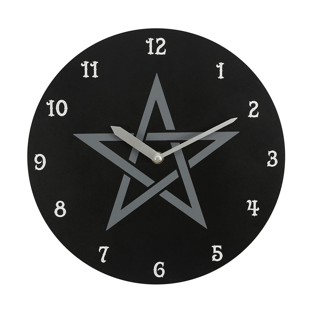 28cm Pentagram MDF Clock