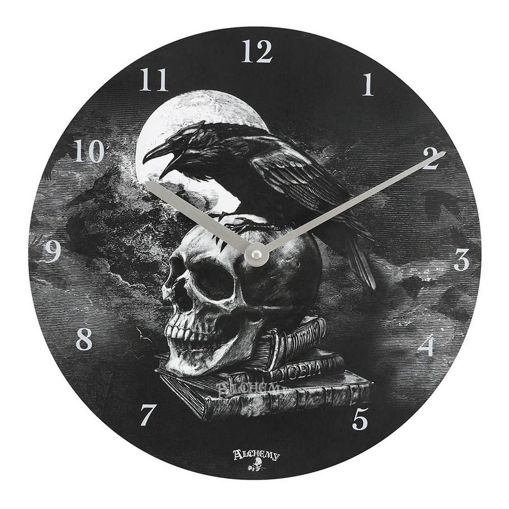 Alchemy Poe's Raven Clock