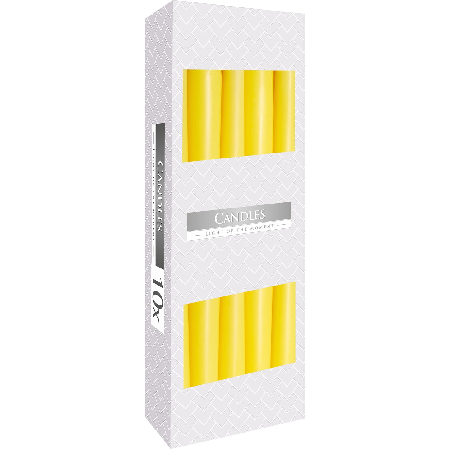 Taper Candle ( Pack of 10 ) - Yellow